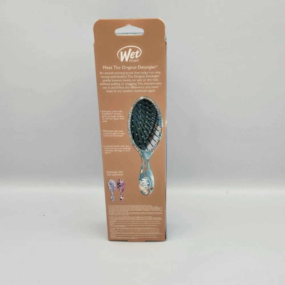 Wet Brush Original Detangler Blue & Sliver  Limited‎ Edition trusted by stylists